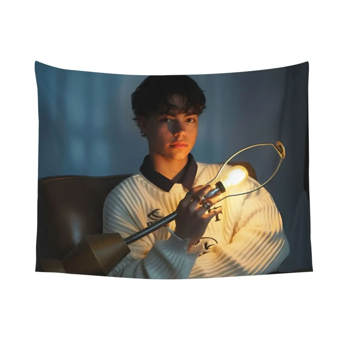 ملصق جمالي فريد من نوعه نسيج مالاتشي بارتون ممثل قماش مزخرف جداري علم وردي معلق على الحائط غرفة النوم خلفية قماش راية #2