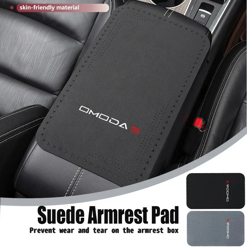 Car Armrest Box Pad Armrest Box Cover Cushion For Chery Tiggo 7 8 9 4 Pro 3X Omoda 5 E5 Jaecoo 7 8 Arrizo 8 Tiggo 5X