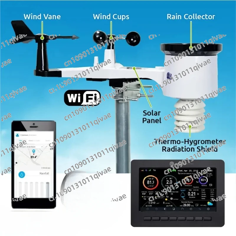 

Ambient Weather WS-2000 Smart Weather Station with WiFi Remote ing and Alerts