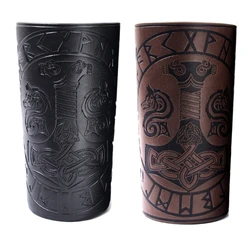 Medieval Men Cosplay Arm Warmers Lace-up Pirate Knight Wristband Bracer Steampunk Accessories
