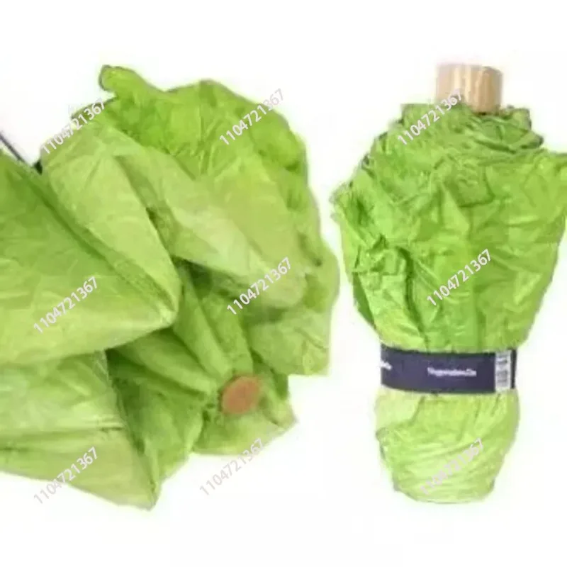

1pcs Unique Lettuce Umbrella Highlights in Rainy Days Fashion Personality Interesting Practical Different