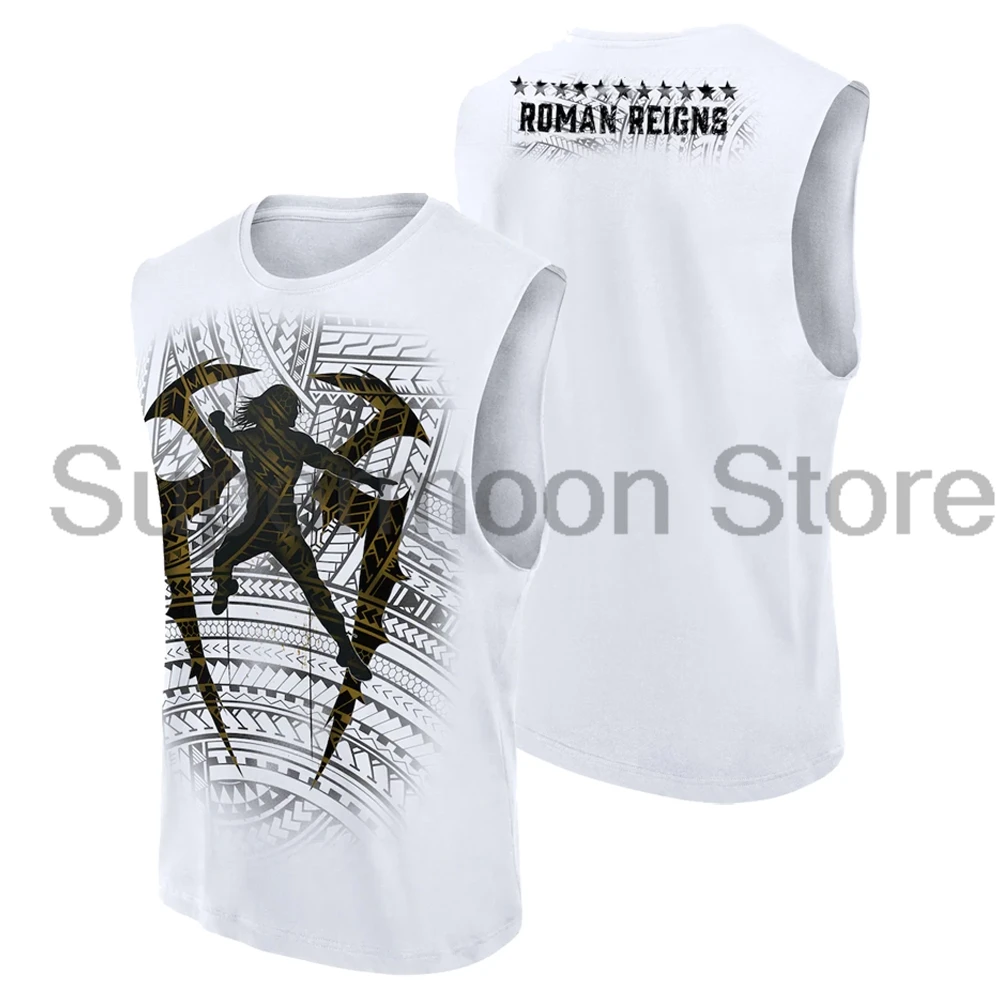 Roman Reigns Tribal Logo Tank Tops Unisex Sleeveless Muscle T-Shirt Women Men Outdoor Sportwear Gym Vest