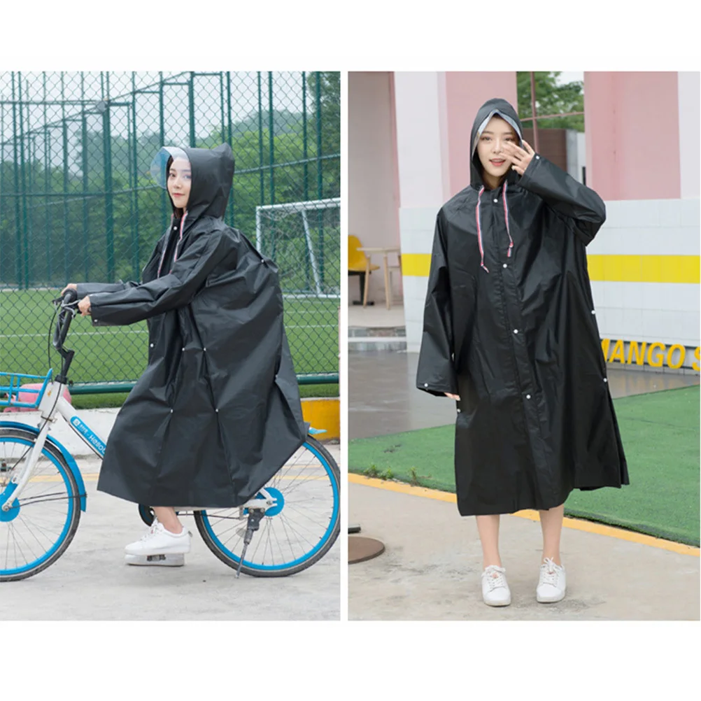 

Thickened Rain Poncho Reusable Waterproof Outdoor Travel Raincoat For Adults Hiking Camping Fishing Shopping Lightweight