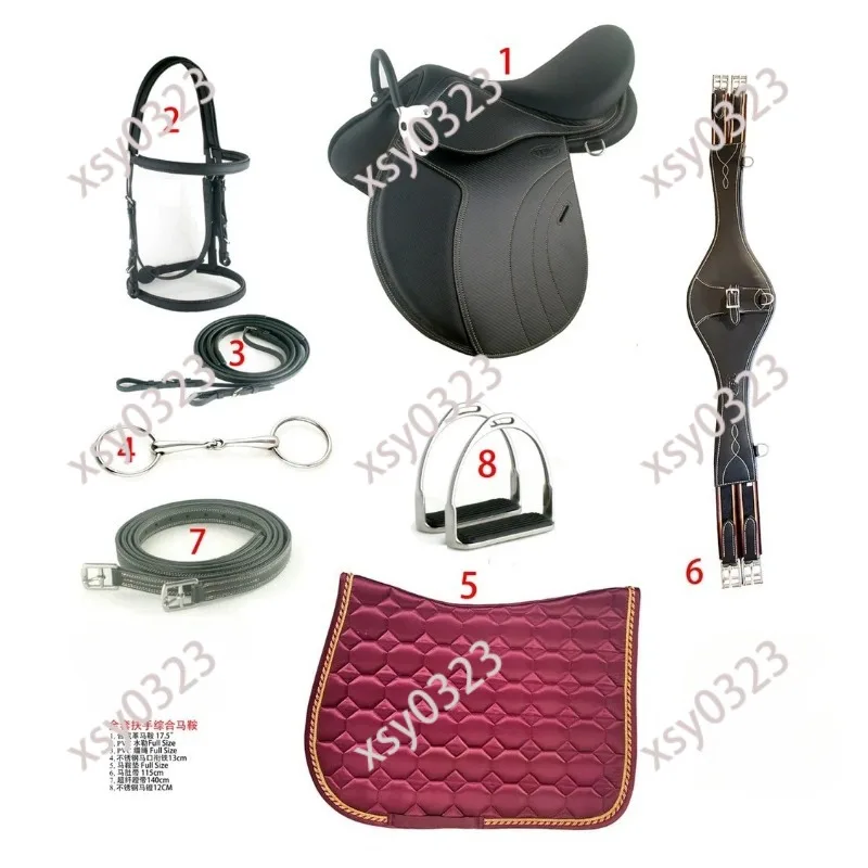 

Equestrian English All Round Saddle Durable Stainless Steel Accessories Riding Tack Parts