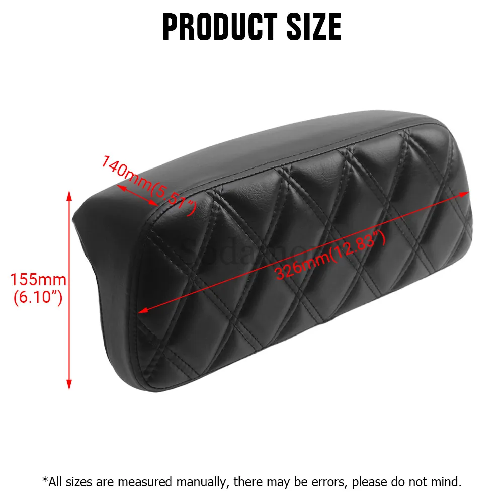 لدراجة Harley Touring Electra Street & Tri Glide مع حزمة جولة مقطعة 2009-2020 وسادة مسند الظهر للركاب الخلفي للدراجة النارية #6