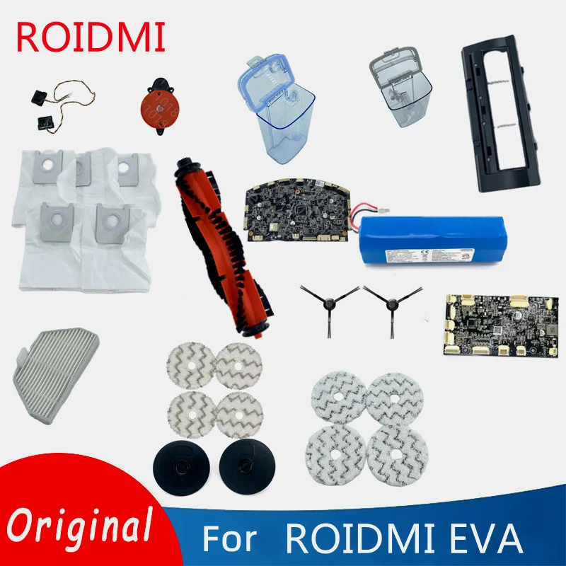 Original ROIDMI EVA Robot Vacuum Cleaner Spare Parts Wheel Mainboard LDS Lidar Sensor Motor Accessories