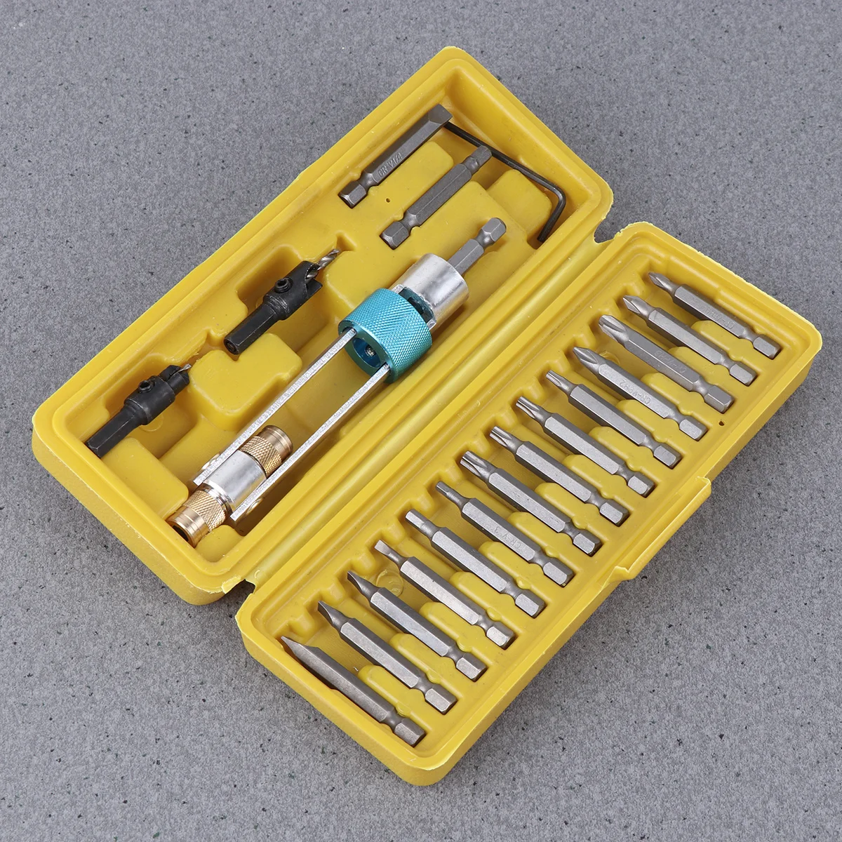 

20pcs Bit Set Reinforced Countersunk Head Premium Durable For Glass Ceramics Mirrors Stucco Electric Hand Use Hss