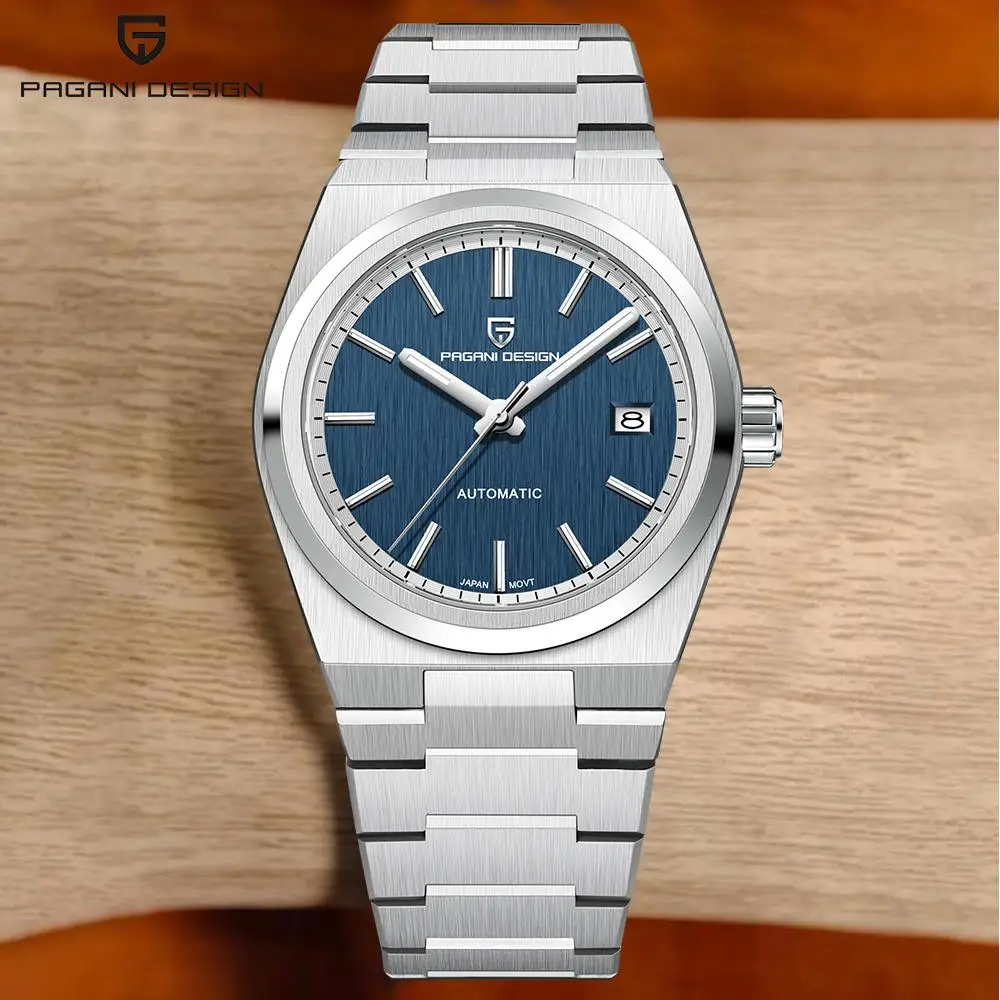 

PAGANI DESIGN мужские механические наручные часы Miyota 8215 с сапфировым стеклом AR-покрытие 100 м водонепроницаемые деловые часы для мужчин PD1753