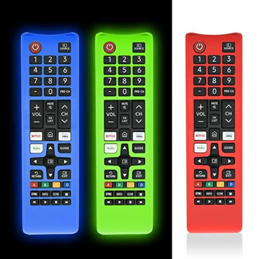 

[3 Pcs] Protective Cover for Samsung TV Remote, Silicone Protective Case Compatible with Samsung Smart TV Remote BN59-01301A Bn