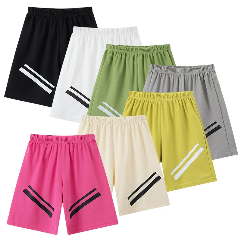 

1/3/4 Pieces Of Summer 7-color Children's Casual Sports Shorts For Boys And Girls Versatile Plus Size Quick Drying Running Pants