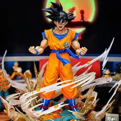 Anime Dragon Ball Son Goku Super Saiyan Figure Action Figure Model Desktop Ornaments Collectibles Models Anime Toys Gift for Kid