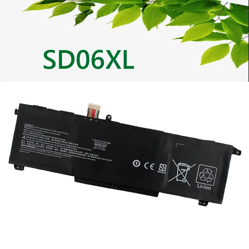 SD06XL HSTNN-DB9U L84392-005 Laptop Battery For HP Omen 15 2020 15-ek0000  15-ek0001TX