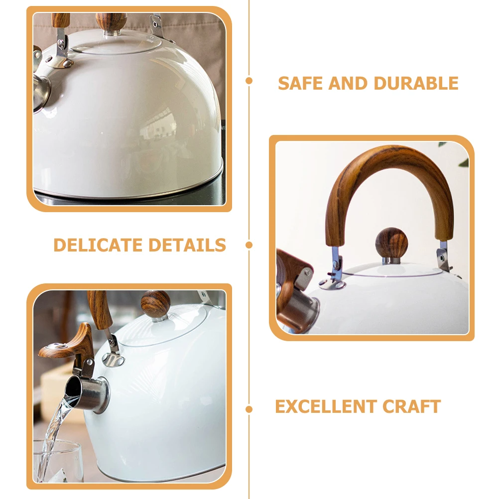 

Coffee Machine Whistle Kettle Teapot with Temperature Control Stainless Steel Whistling