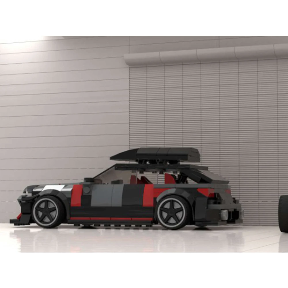 MOC Speed Champion City Car Jouet pour enfants, 380 pièces, célèbre marque, voiture de sport, modèle de construction, nuits, technologie, course, créatif, cadeau