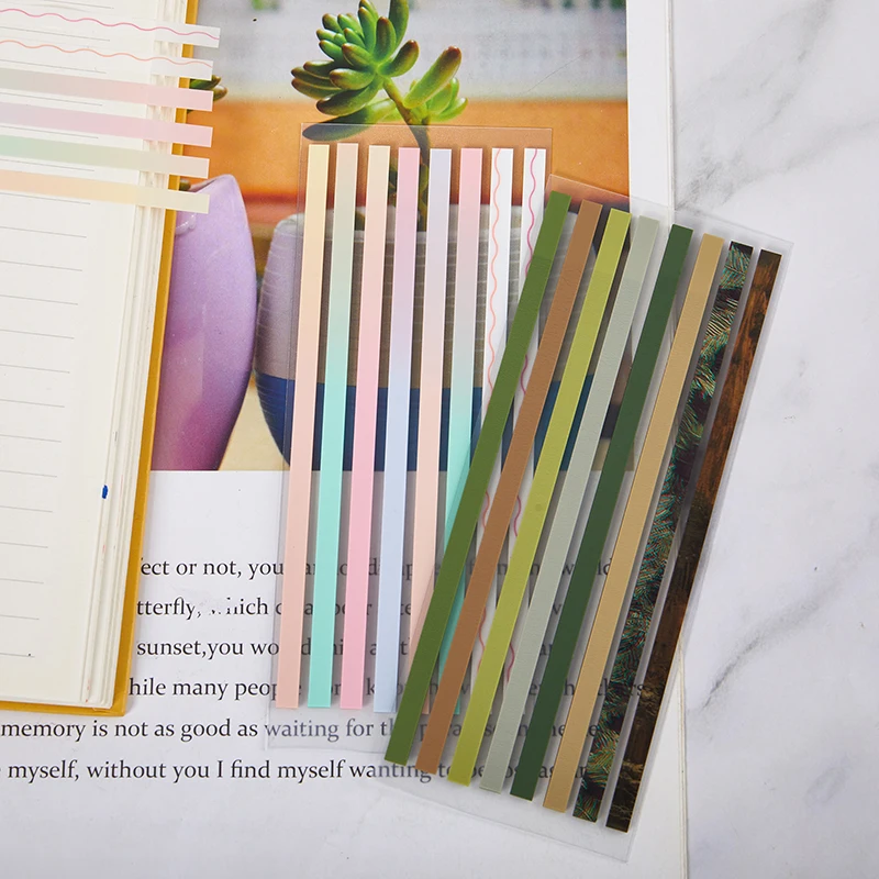 160 Sheets Color Self Adhesive Memo Pad Sticky Notes Bookmark  Index Sticker Marker Memo Sticker Paper Office School Supplies