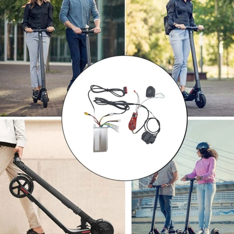 Module commande avancé pour Scooter électronique, avec carte mère 36V, instrumentation, éclairage pour Scooters 8.5 pouces