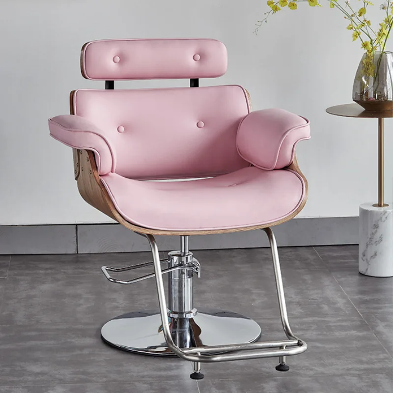 Hairdressing Chair Beauty Furniture Recliner High Quality and Comfortable Hair Salon Hair Equipment Hairdressing Chair Leather