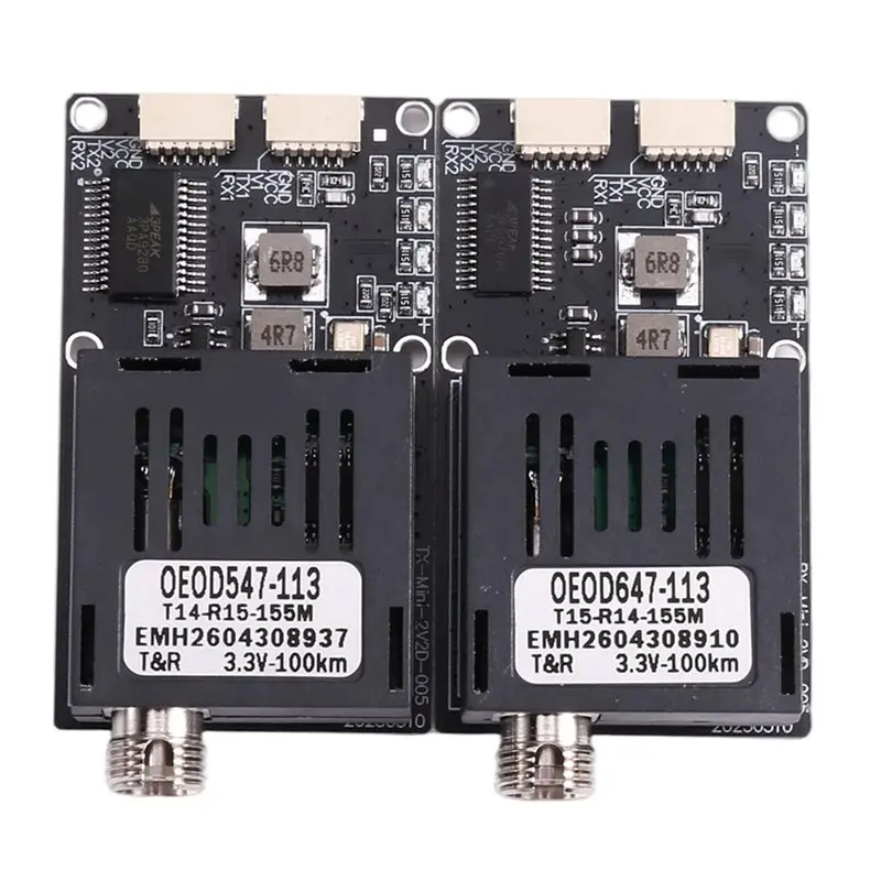 T31C-100KM TTL Optical Transceiver Module Kit TX RX DC 5.5-26V Optical Terminal Equipment Drone-Specific