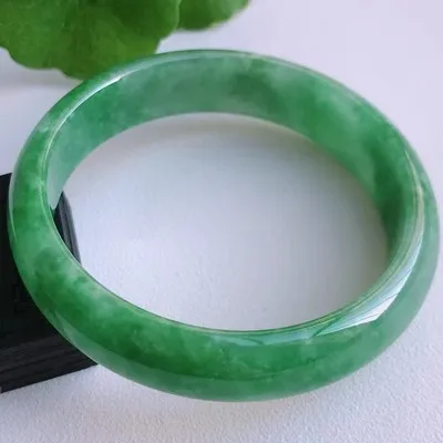 

Natural Myanmar Jade 54mm-62mm bracelet exquisite princess bracelet to send girlfriend to send mother Hetian jade