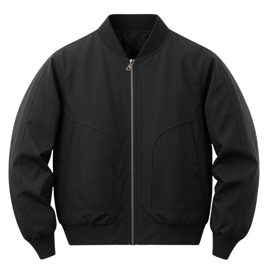 Spring Autumn Bomber Jacket Men Cargo Jacket Fashion Casual Jacket Coat Male