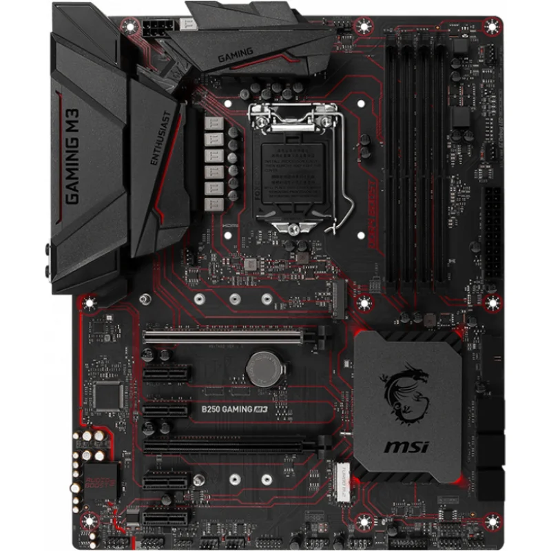 

Материнская плата для MSI B250 GAMING M3 LGA115 64 Гб DDR4 1151PIN DVI HDMI