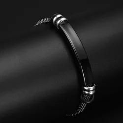Punk Personalized Custom Name Stainless Steal Bracelet Men Customize Logo Friendship Bracelets For Women Jewelry Gift