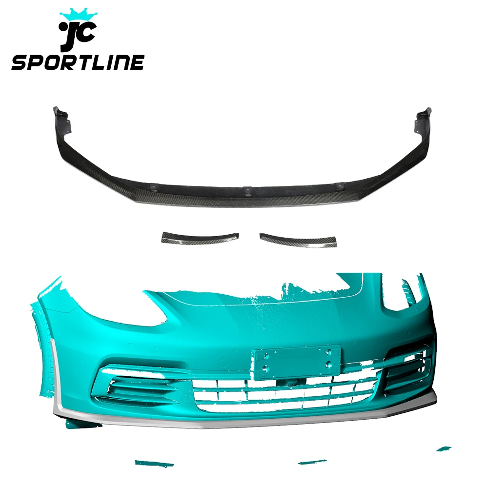 

Carbon Fiber Front Spoiler Valance For Porsche Panamera 971 4S Hatchback 4-Door 2017-2019