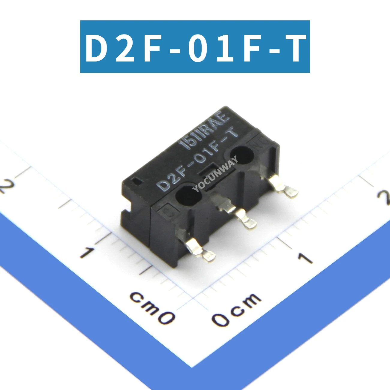 OMRON D2F-01F-T Mikroschalter Grauer Punkt 3-Pin Original Japan Maustasten-Reparaturteil