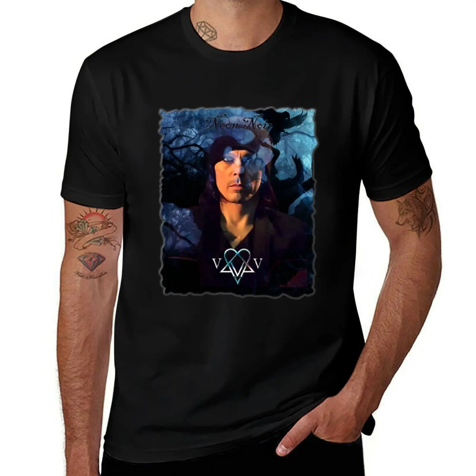

Ville Valo HIM T-Shirt Work Basic Short Sleeve Top