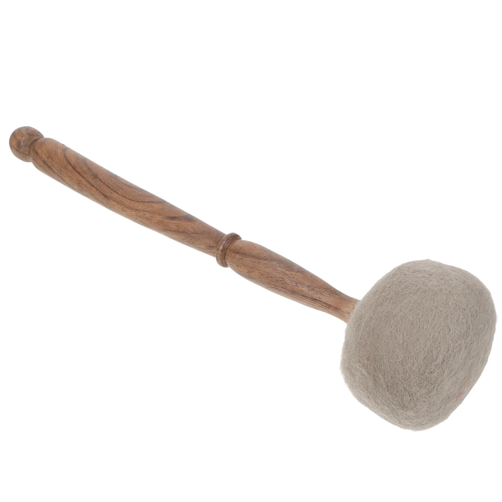 Singing Bowl Felt Mallet Buddha Sound Hammer Striker Wooden Hand Pan Drum Sticks