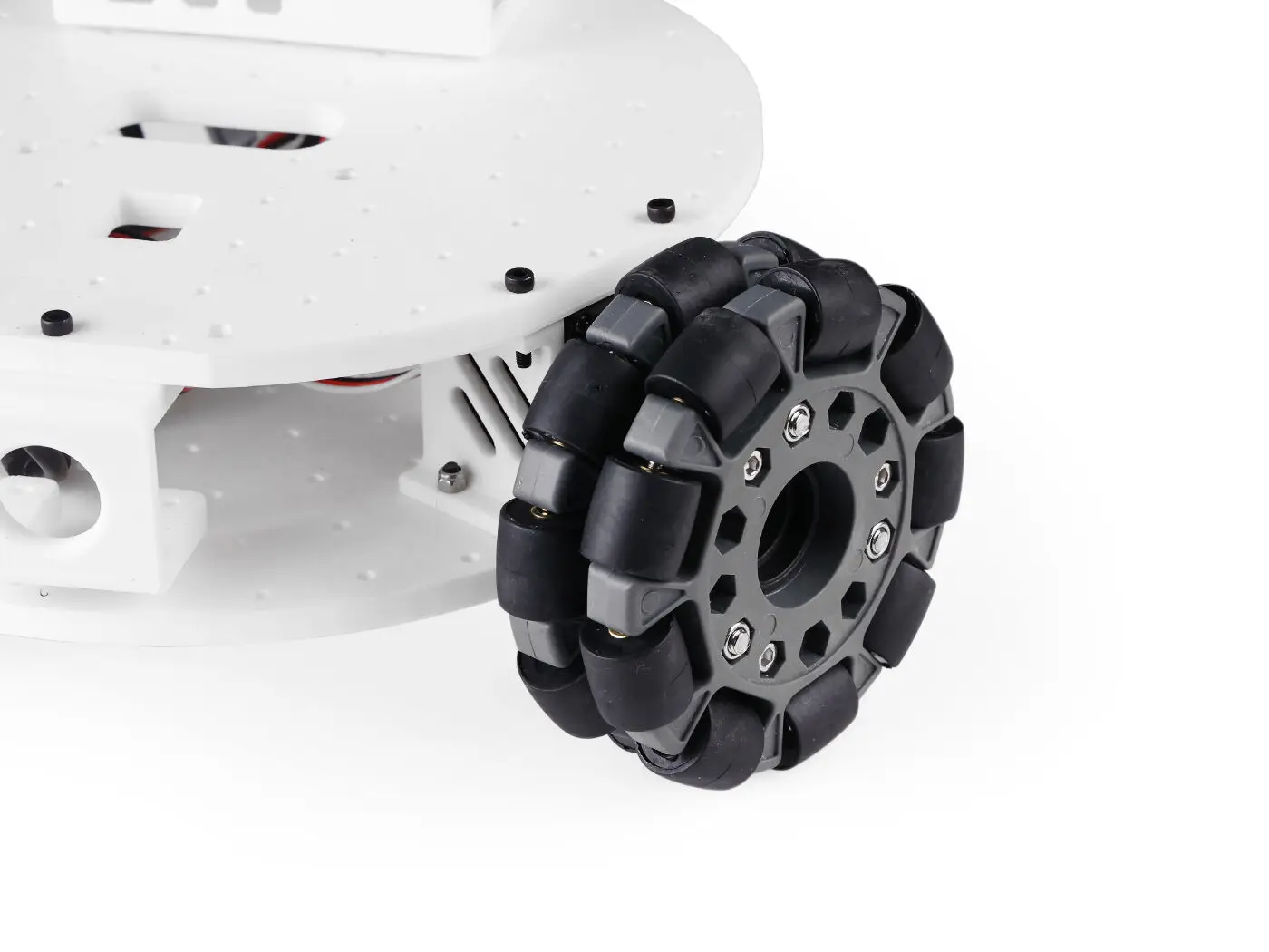 قاعدة متنقلة LeKiwi Kit مع أجزاء وبطارية مطبوعة ثلاثية الأبعاد، 12 فولت، محرك متعدد الاتجاهات، متوافق مع Raspberry Pi 5 لتشغيل LeRobot