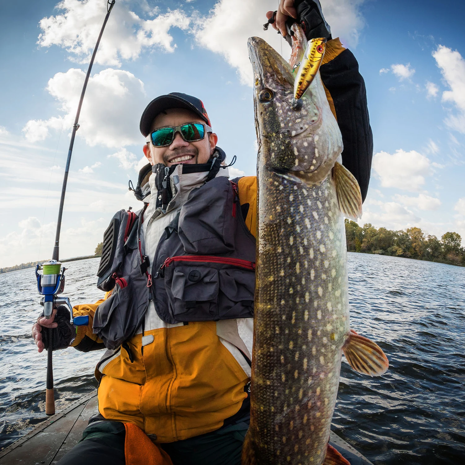 Calendario de Adviento de pesca 2024,24 días Señuelo de pesca Calendario de cuenta regresiva de Navidad Aparejos de pesca Regalo de Navidad para