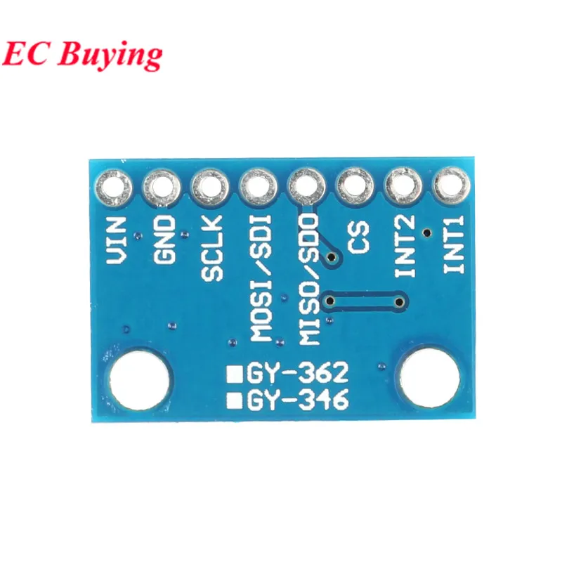 Módulo de aceleração do sensor de gravidade digital de 3 eixos ADXL346 GY-346 substitui módulo ADXL345 interface I2C SPI IIC