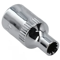 1pc 12 Point Socket Bit 1/4 Square Drive Mirror Short Head For Ratchet Wrench 4/4.5/5/5.5/6/7/9/10/11/12/13/14mm Hand Tools