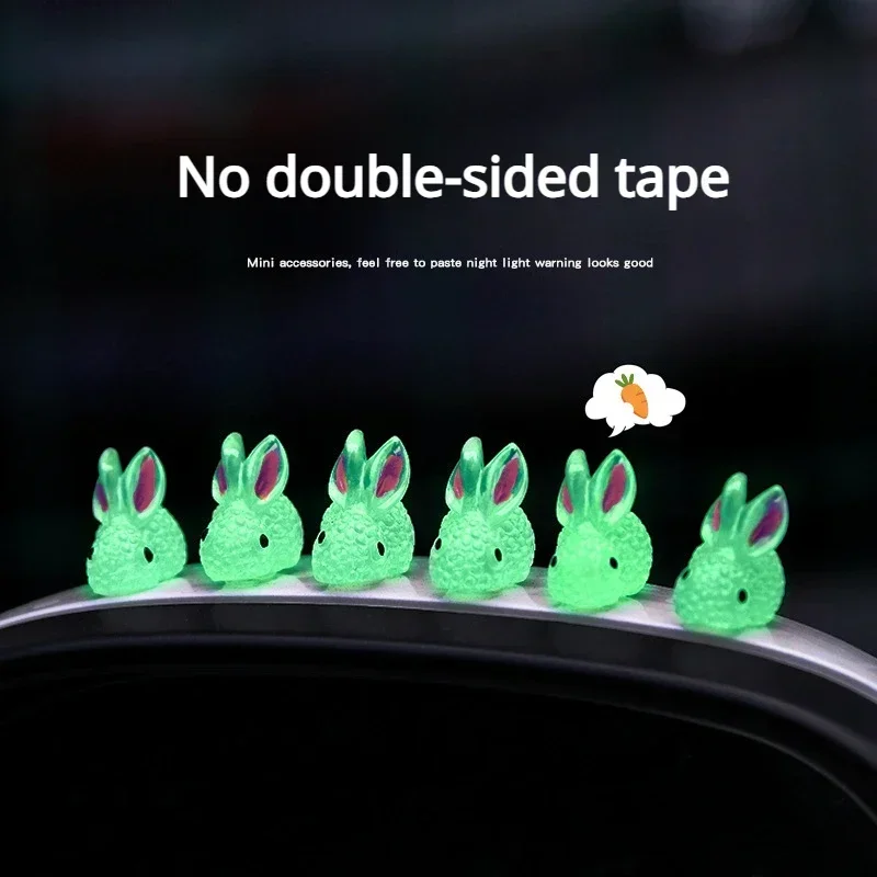 Rabbit Car Decoration Popular Piglet Doll Ornament Motorcycle Accessories Center Console Cartoon Car Rearview Mirror Decoration