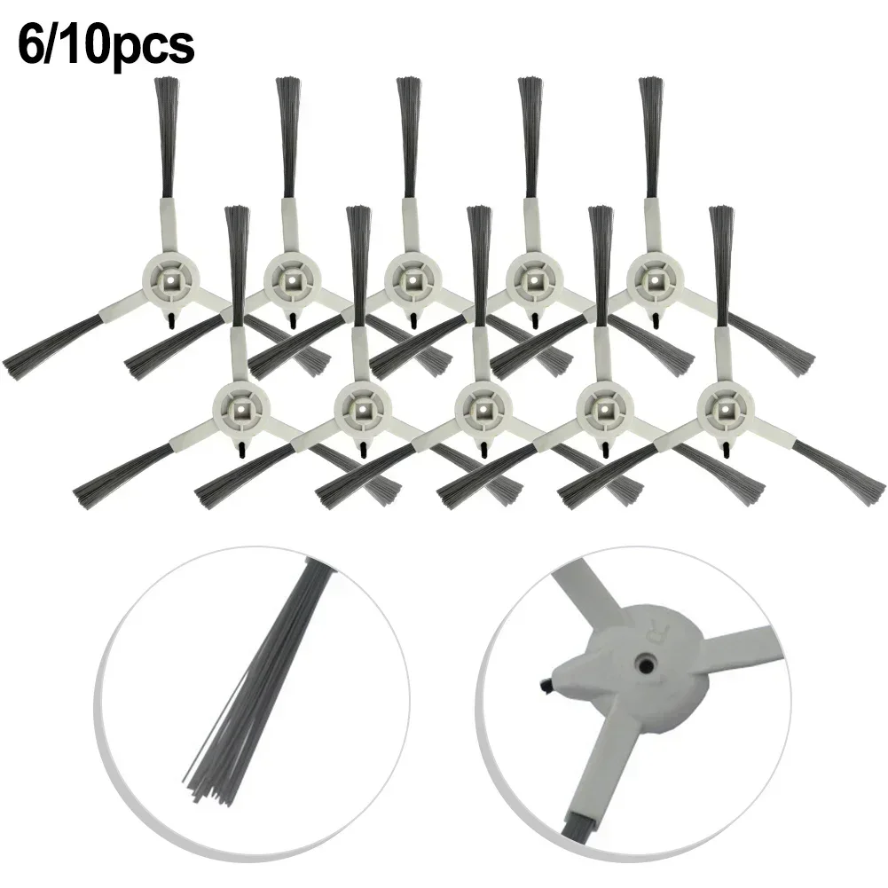 6/10 stücke seiten bürste für abir x6 x8 intelligente roboter staubsauger teile ersatzteile