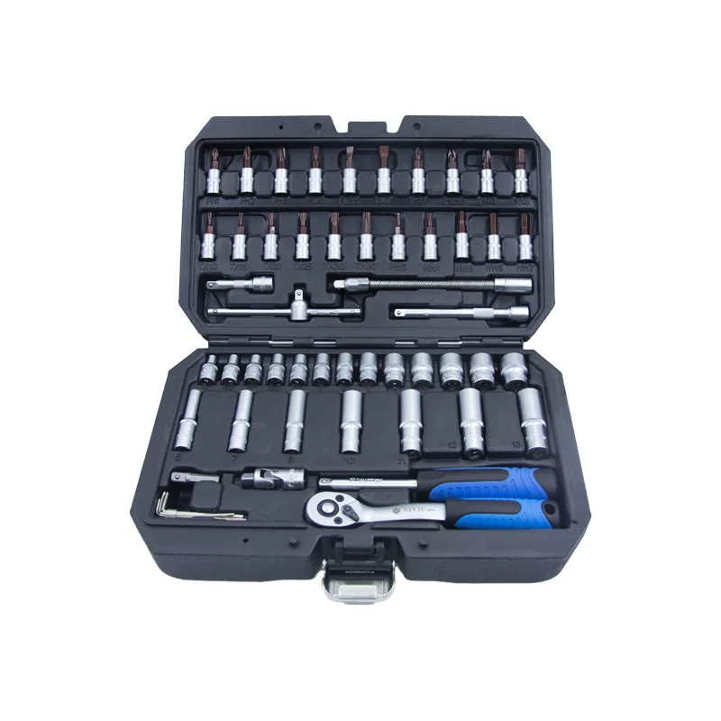 

53 Socket Wrench Auto Repair Tools Daquan Car Repair Tools Set Quick Toolbox