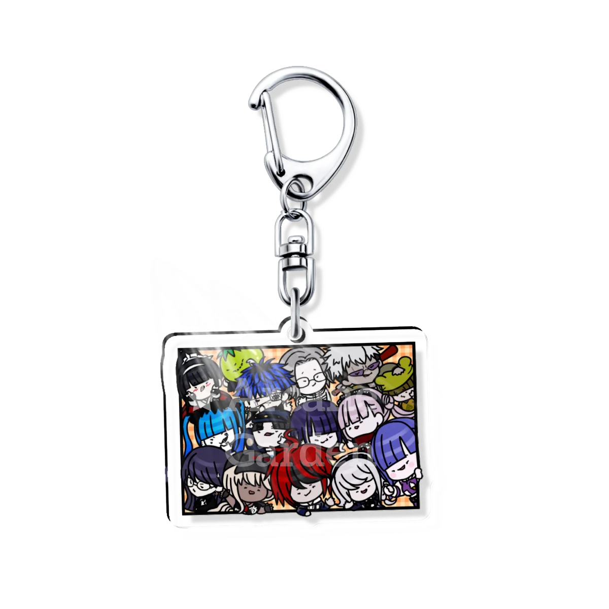 المائة خط أكاديمية الدفاع الأخير سلسلة مفاتيح مصنوعة من الأكريليك زوجين حقيبة سحر قلادة هدية مفتاح سلسلة لطيف تذكارية صديق Kingring #3