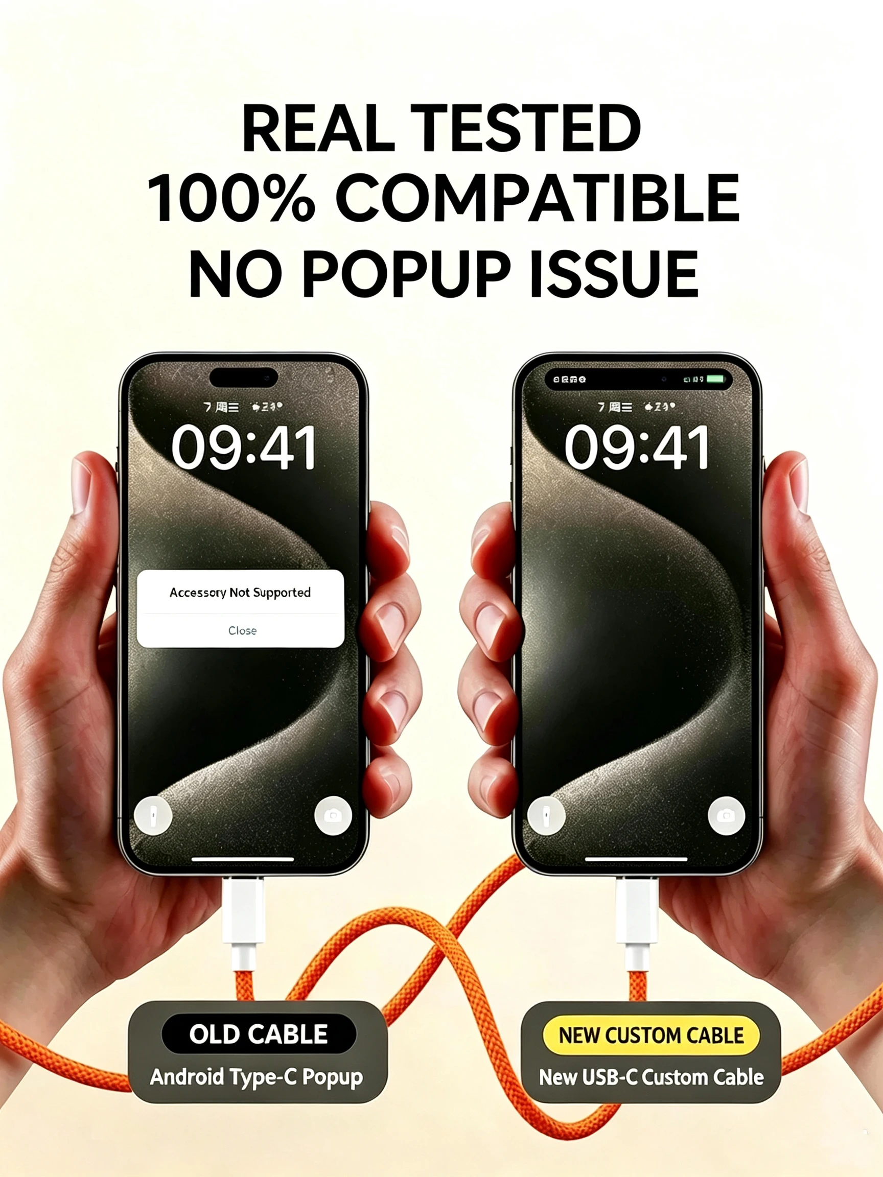 10 Stück 60W PD USB-C Schnellladekabel mit Geflecht für iPhone 15 16 17 Air Samsung Xiaomi Redmi POCO Typ-C-Kabel inklusive Einzelhandelsverpackung – Detail 2
