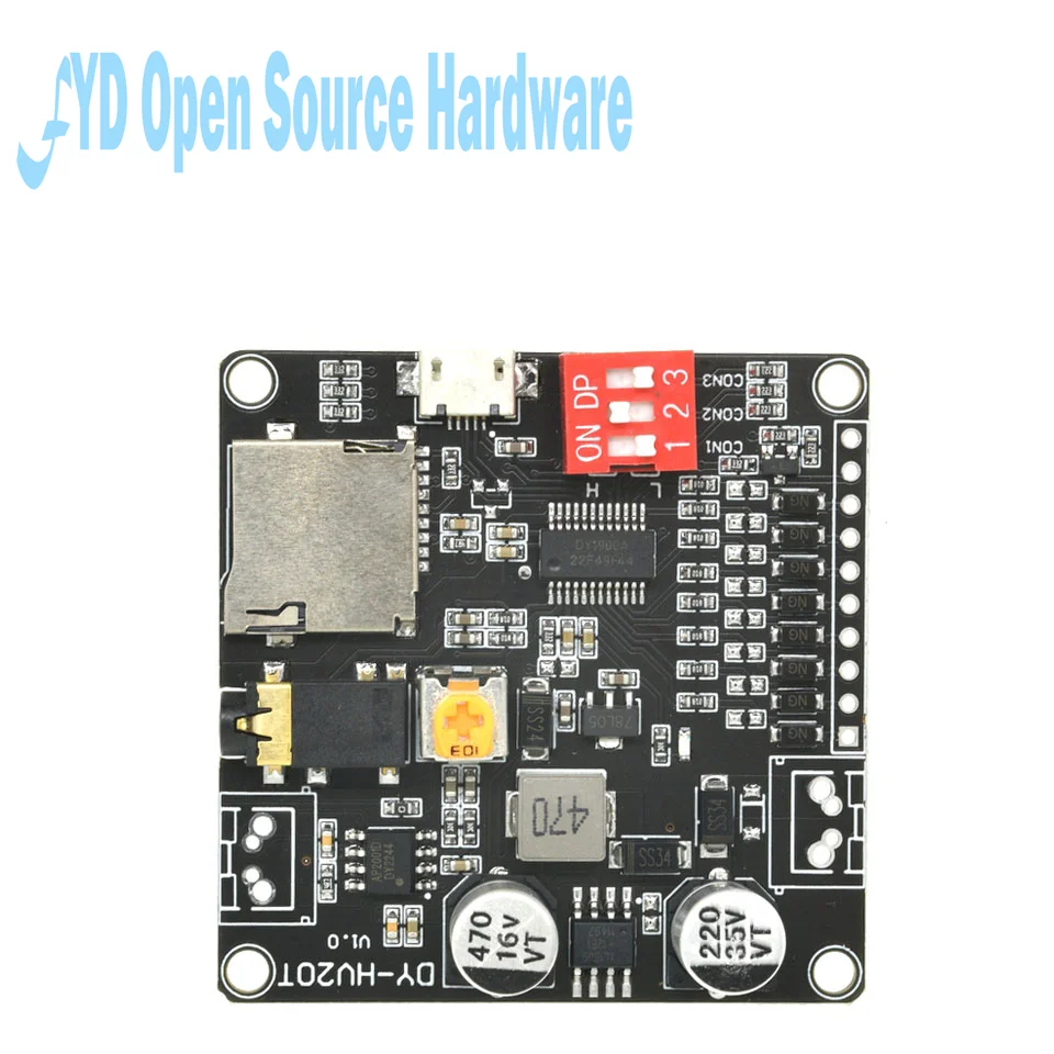 Voice Playback Module MP3 Music Player UART I/O Trigger Amplifier Board DY-SV17F DY-SV5W DY-SV8F DY-HV20T DY-HV8F For Arduino