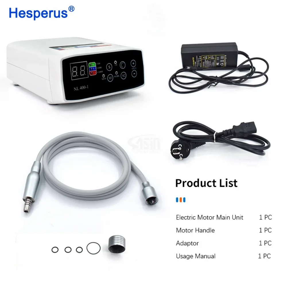 HESPERUS LED Portable Den tal Electric Micromotor Set For Chair 2/4hole Low Speed X25L/X95L/X15L/X65L contra angle Handpiece