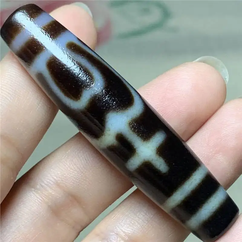 Thing One Picture Natural Agate Genuine Ancient High Oil Jadified Aquarius Dzi Pendant Clavicle Crafts Ornament - Image 3