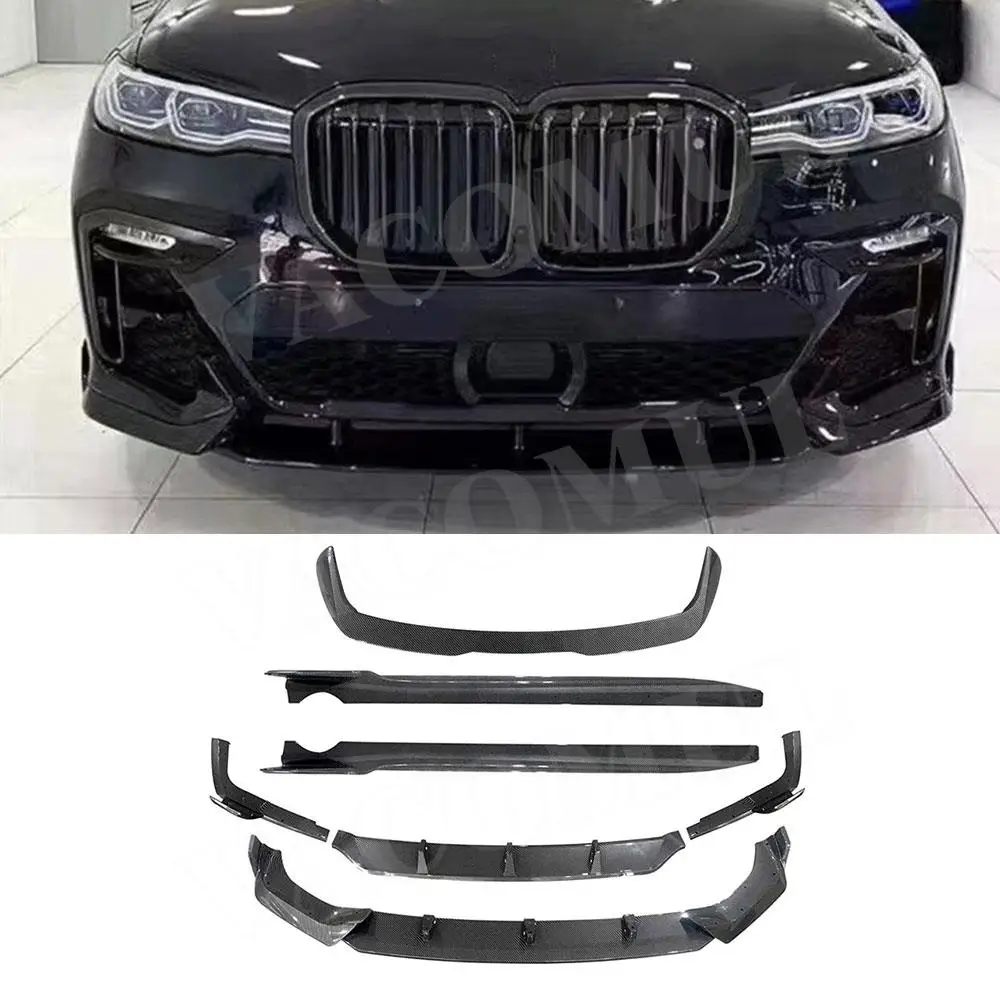 VACOMUL Carbon Fiber BodyKit for BMW X7 G07 M Sport 2019-2021 Front Lip Side Skirts Rocker Panel Rear Diffuser Splitters Spoiler 