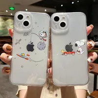 Astronaut Snoopy Case For VIVO Y19S Y17S Y29 Y27 Y28 Y21 Y51 Y31 Y15S Y15A Y01 Y53S Y21S Y33S Y33T Y21T Y50 Y30 Y16 Y19 Y22S Y75