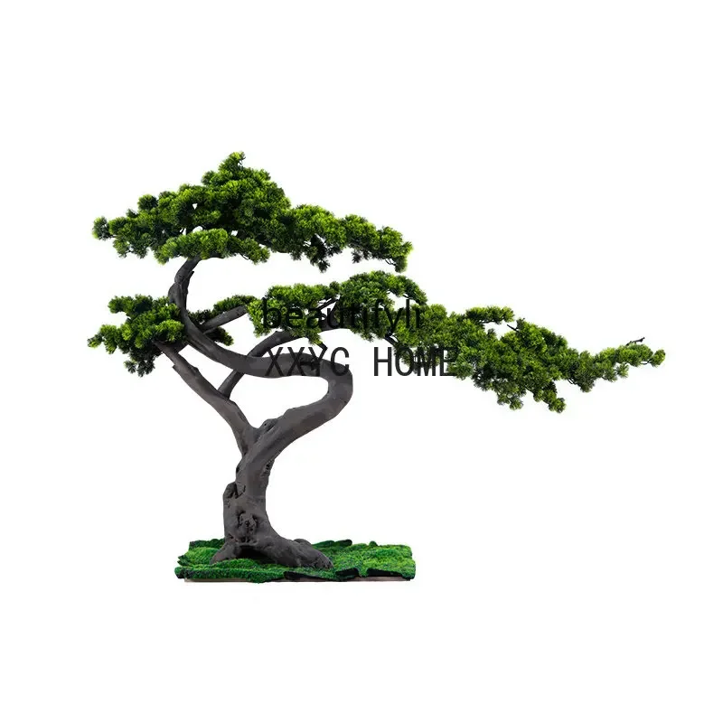 Artificial Greeting Pine Indoor Show Window Decoration Landscaping Green Plant Fake Trees Large Floor Ornaments