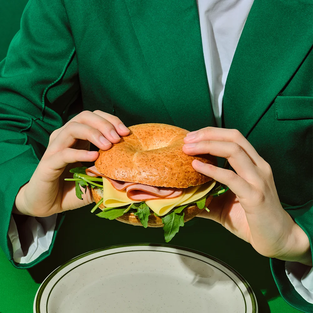 [더로우클럽] 저당 간식 플레인베이글 100g x 7개