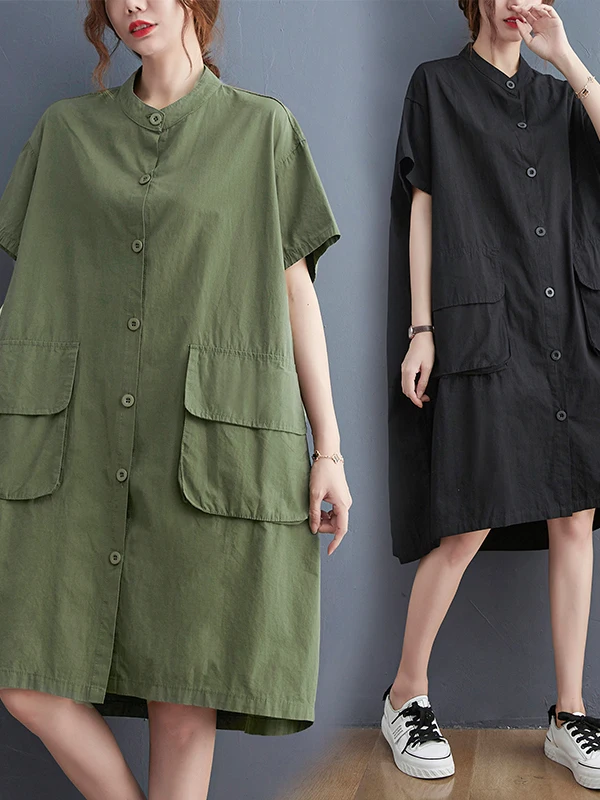 Sommer Neue plus Größe Lose Midi Dr Frauen Faion Agel irt Dr Künstlerische Sle Baumwolle Mischung A-linie Rock Single But...