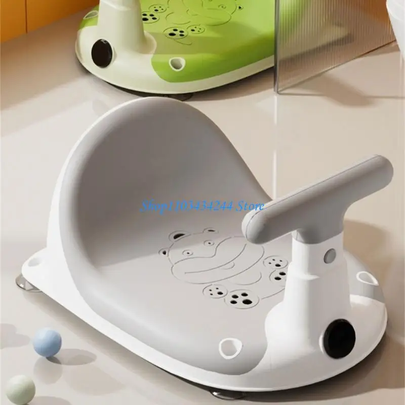 مقاعد حوض الاستحمام للأطفال من عمر 6 أشهر فما فوق توفر دعمًا لمسند الظهر، مقاعد حوض استحمام الرضع للاستحمام أثناء الجلوس وسهلة #4