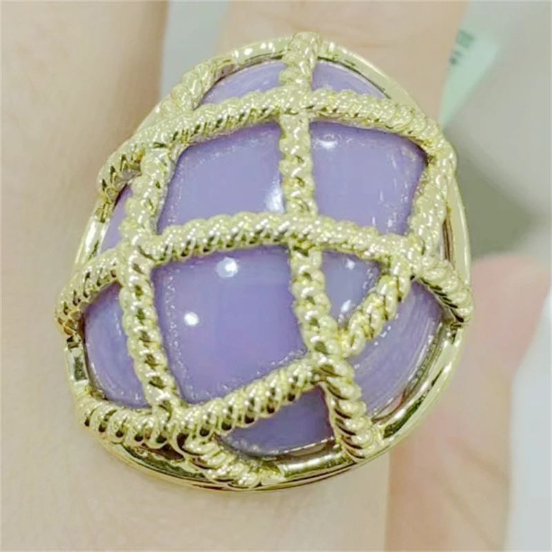 Cindy Colorful Stainless Steel Ring Big Mesh Finger Ring Roman Numerals Titanium Ring for Women Engagement Party Jewelry New In