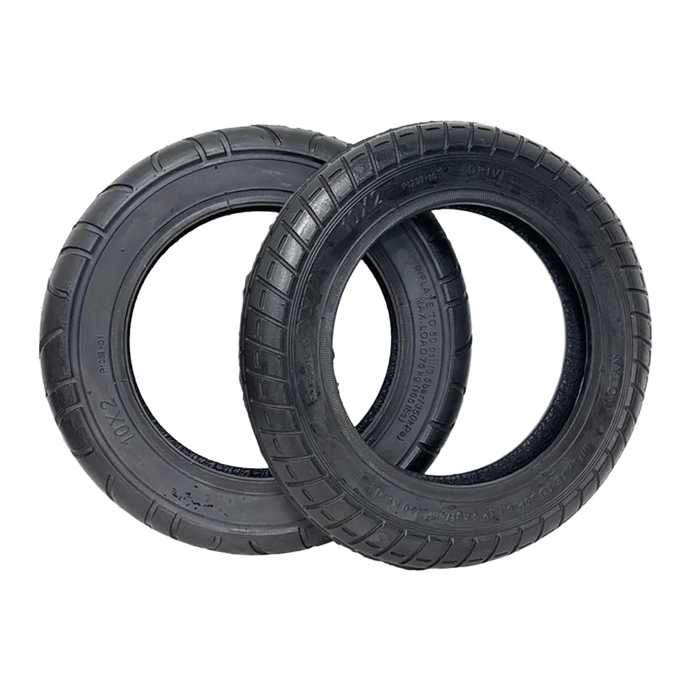 

Rubber Replacement 10x2 Scooter Tire For Daily Commuting Easy Fit Scooter Replacement Abrasion Resistant Compound